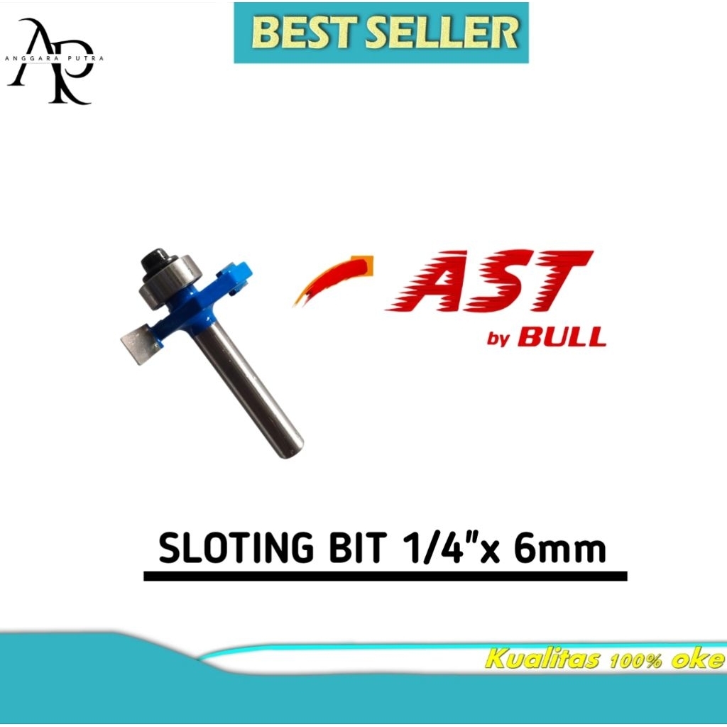 Jual MATA PISAU PROFIL AST SLOTING BIT 6mm | Shopee Indonesia