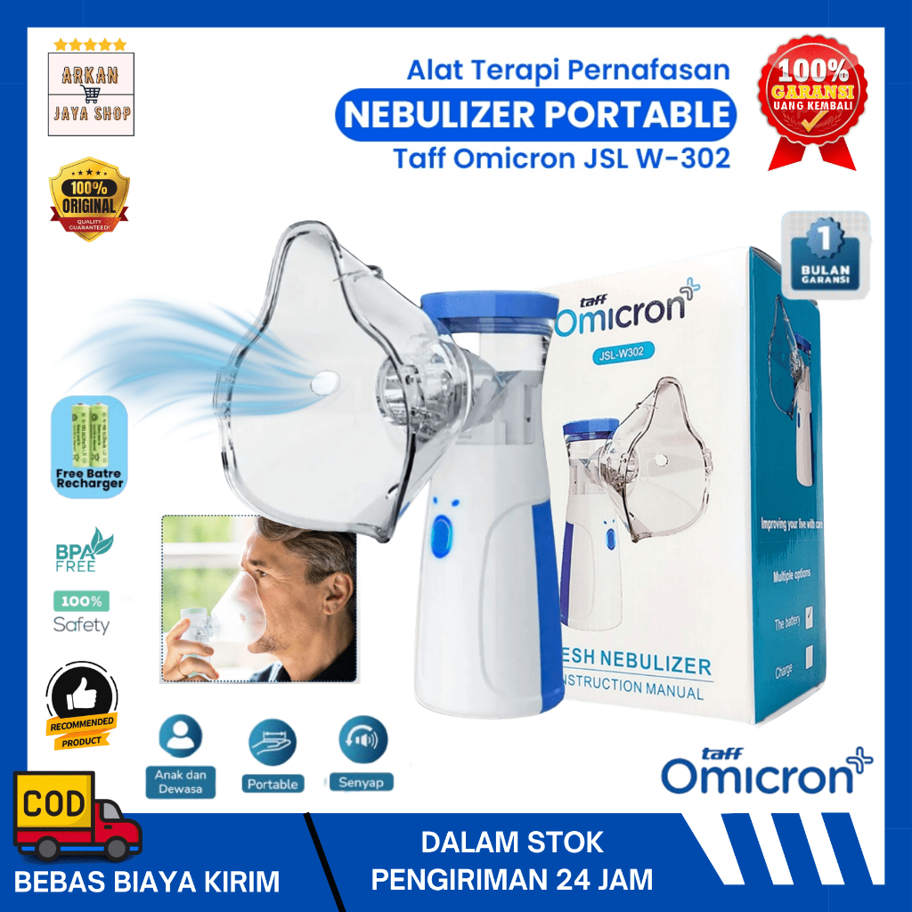 Jual Taff Omicron Mesh Nebulizer Portable Uap Anak Dewasa Alat Nebul ...