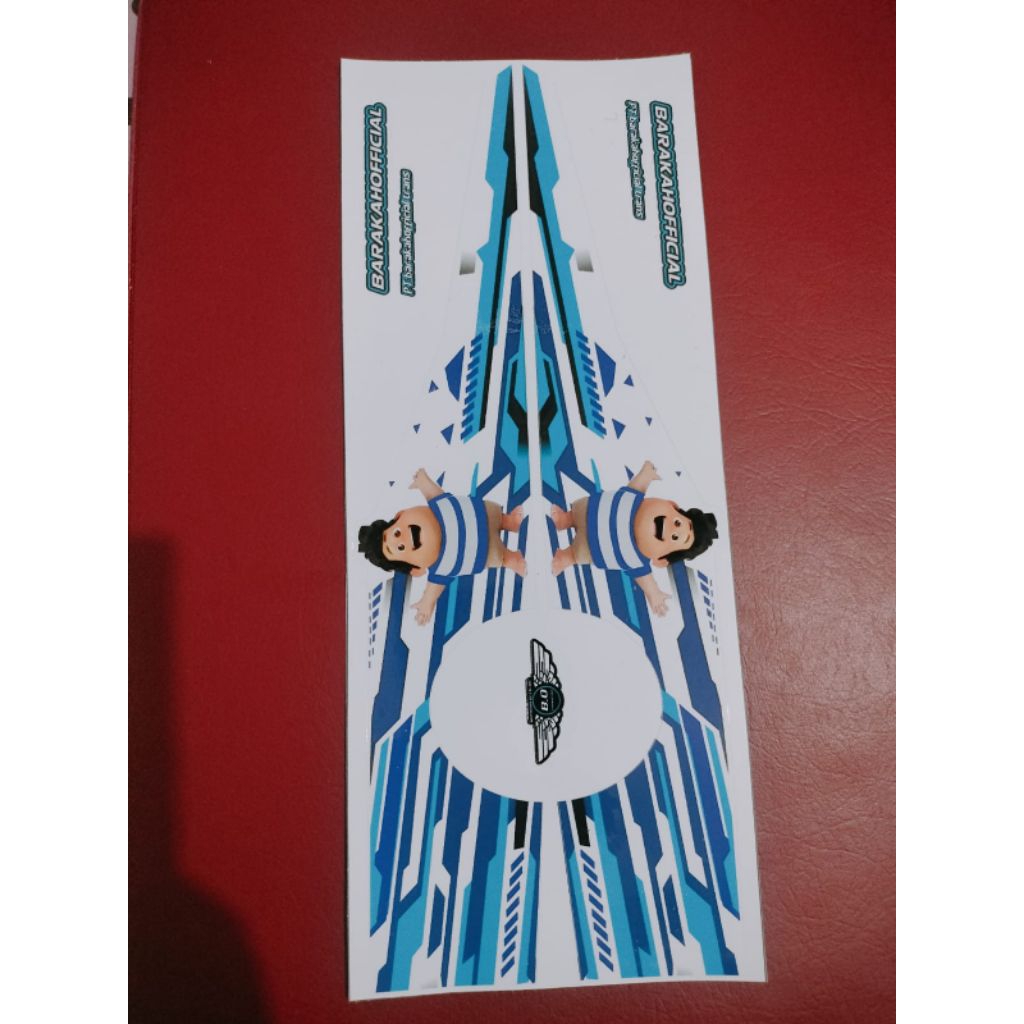Jual sticker livery anime bus RKC cutting dengan bahan terbaik | Shopee ...