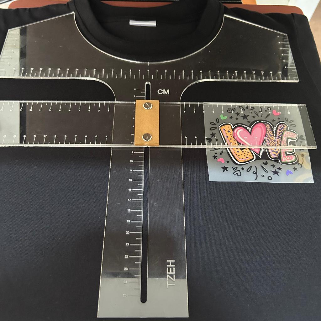 Jual Penggaris Kaos Untuk Sablon DTF atau Polyflex - Guide T-Shirt ...