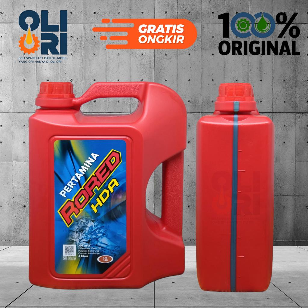Jual Oli Gardan PERTAMINA RORED HDA sae 140 4Liter / 5Liter | Shopee ...