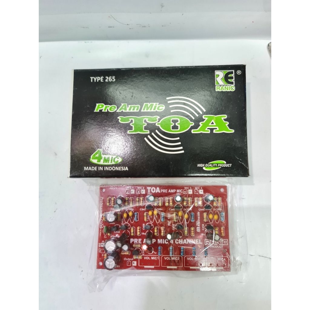 Jual RANIC KIT PRE AM MIC TOA 4CHANEL MODEL TOA TYPE (265) | Shopee ...