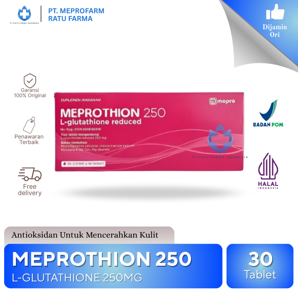 jual glutathione reduced Jarrow Formulas Intracellular Antioxidant Capsules 500 mg, 60 ct antioxidant forms.( 1) This dietary supplement is non Jual Meprothion 250 L-Glutathione Reduced