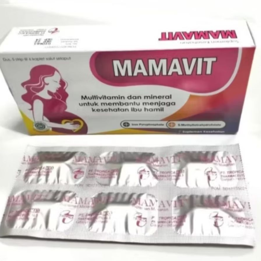 Jual MAMAVIT STRIP 6 KAPLET | Shopee Indonesia