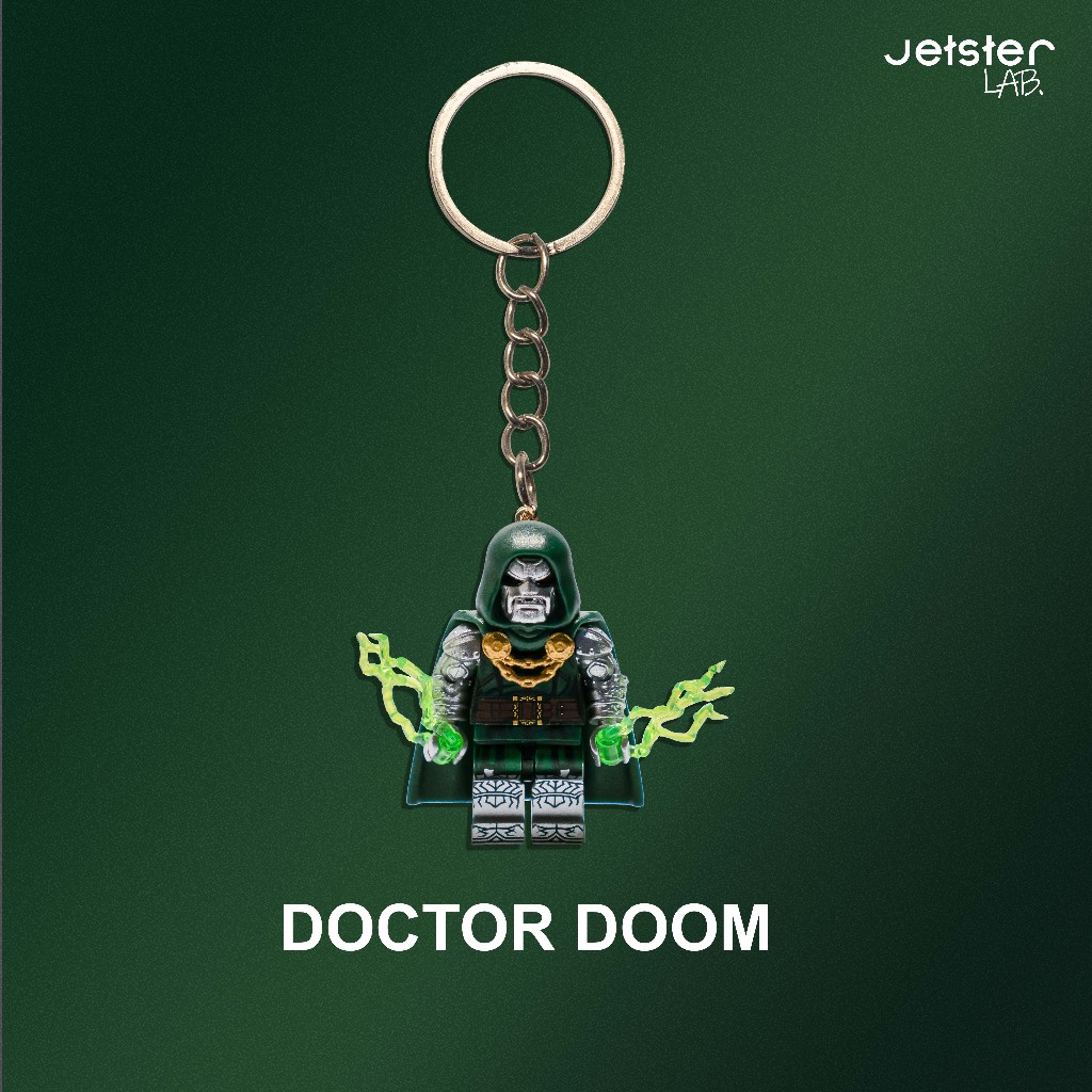 Jual Jetster Lab Keychain Gantungan Kunci Figure Doctor Doom Marvel ...