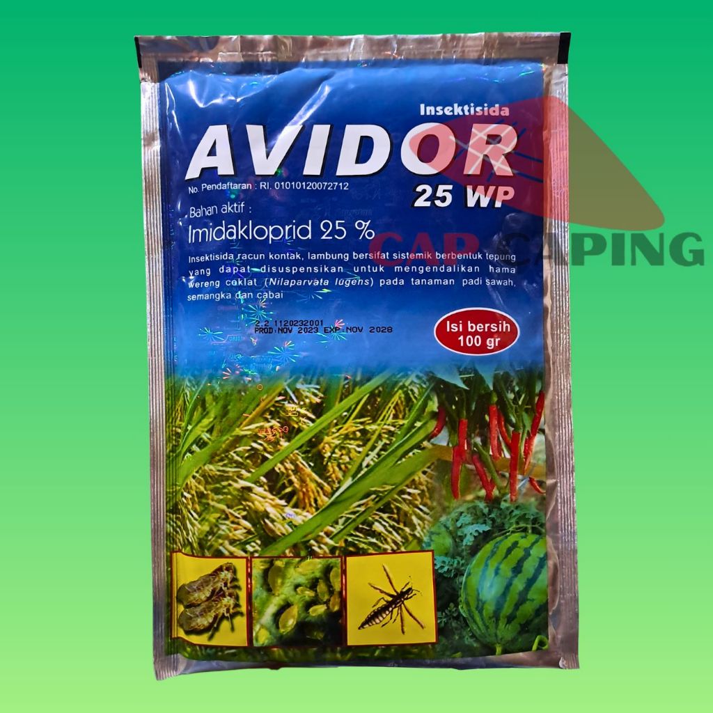 Jual AVIDOR 25 WP INSEKTISIDA PENGENDALI HAMA 100 GRAM | Shopee Indonesia