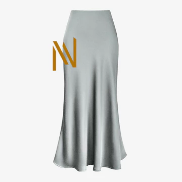 Rok Satin Silk Premium Rok A Line Rok Satin Maxi Skirt Duyung Size S XXXL