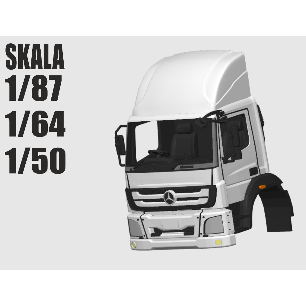Jual 3Dprint Kabin Mercedes Benz Axor B ( RAW MODEL ) | Shopee Indonesia