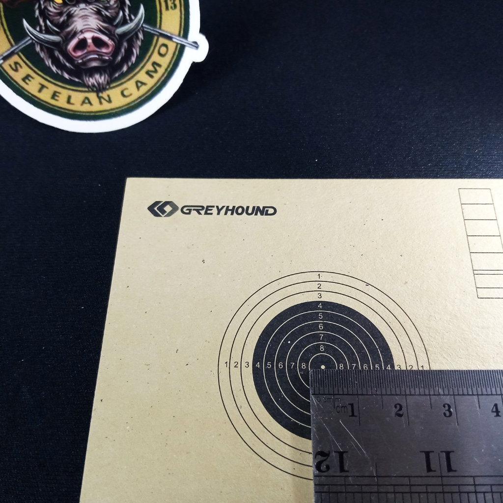 Jual KERTAS TARGET UKURAN 10X10 CM ISI 25 LEMBAR / TARGET SHOOTING ...