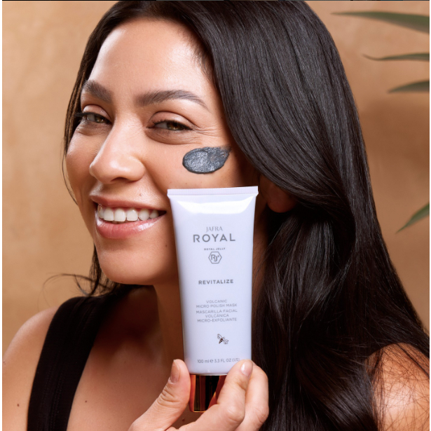 Jual Jafra Revitalize Volcanic Mask Scrub Masker 2in1 jadi 1 praktis ...