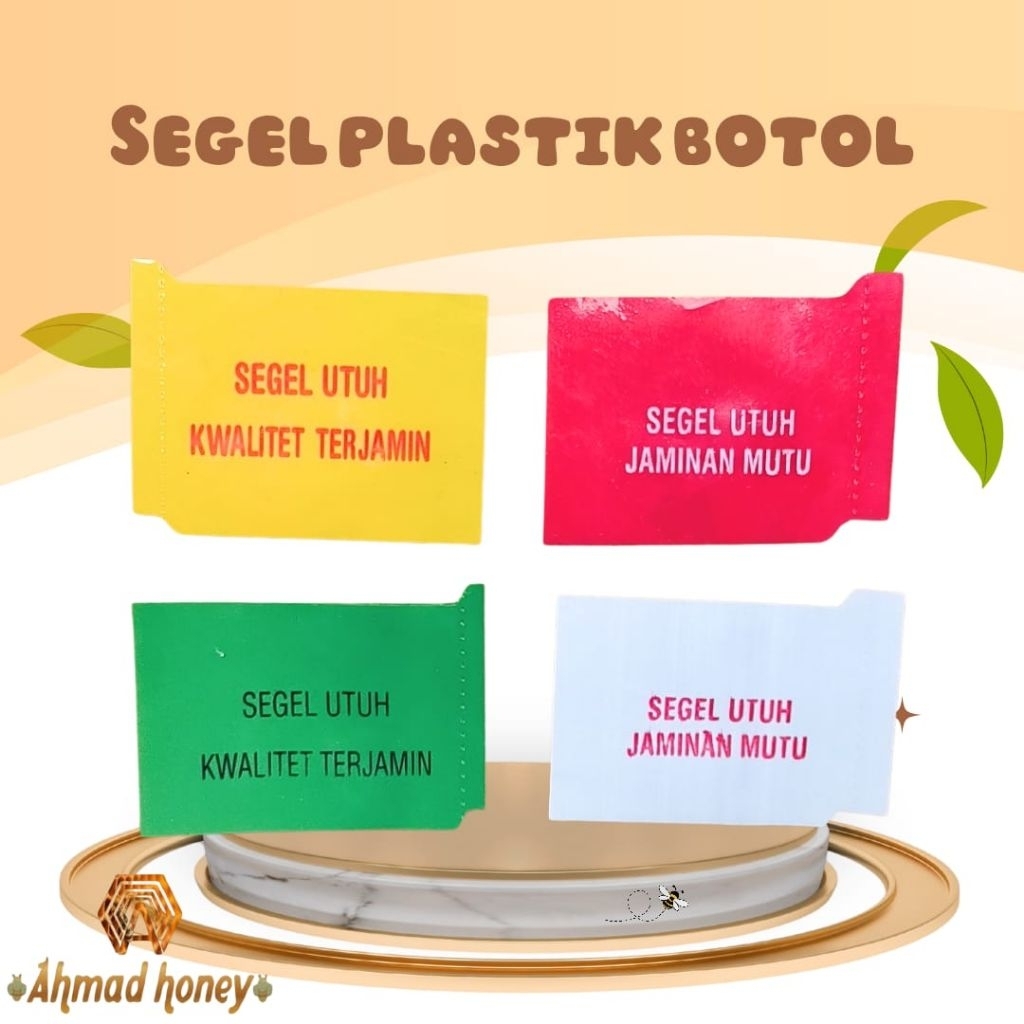 Jual (200pcs an) Segel utuh plastik tutup botol marjan /Segel plastik ...