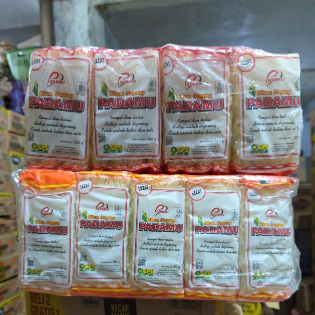 Jual PADAMU BIHUN JAGUNG 60 g & 320 g (bal) | Shopee Indonesia