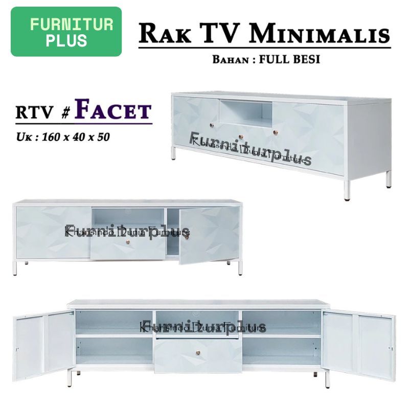 Jual Rak TV Minimalis / Buffet TV / uk 160cm / RTV Facet , Marble ...