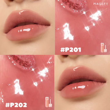MAGEFY Moisturizing Lip Tint Lip Gloss Long Lasting Lip Gloss Tahan Air Lipstik Lipstick MF L03