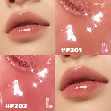 MAGEFY Moisturizing Lip Tint Lip Gloss Long Lasting Lip Gloss Tahan Air Lipstik Lipstick MF L03