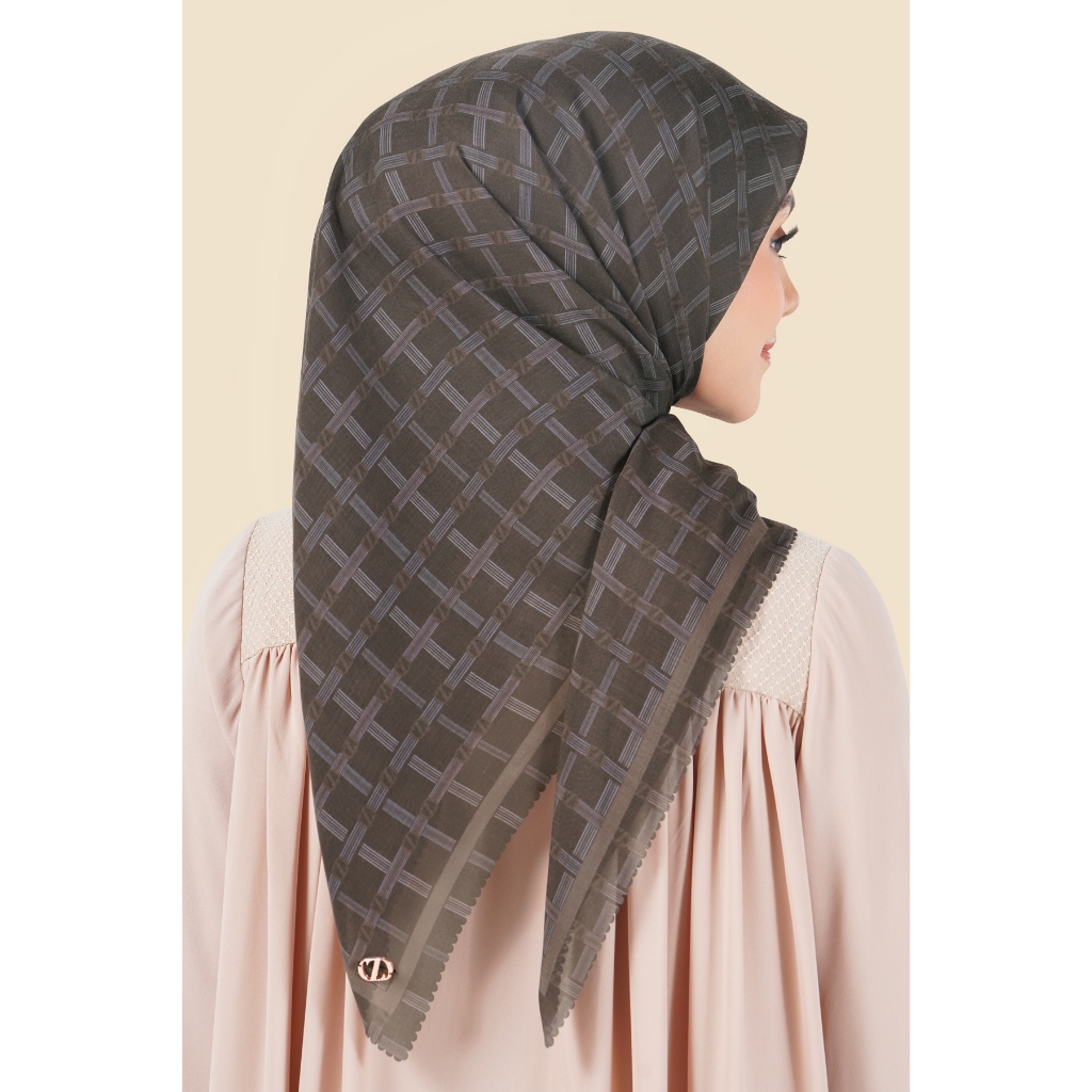 ZYTADELIA Diorama Scarves Series Printed Scarf Hijab Segi Empat Hijab Aire Voile Hijab Premium Hijab Motif