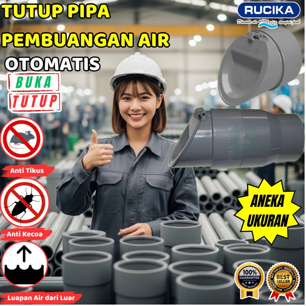 Jual backflow 2 incpenutup pipa saluran pembuangan Backflow Preventer 1 ...