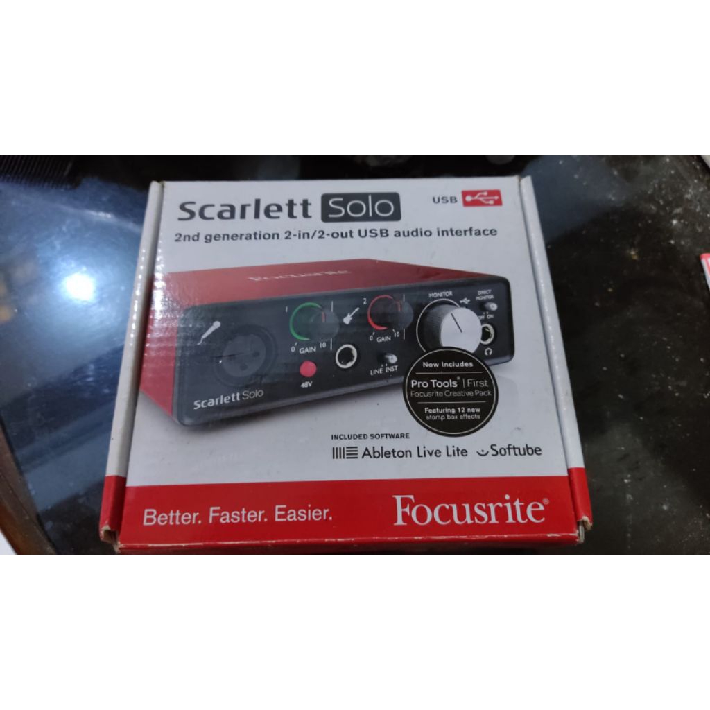 Jual Focusrite Scarlett Solo 2nd Gen – USB Audio Interface (2-in/2-out ...