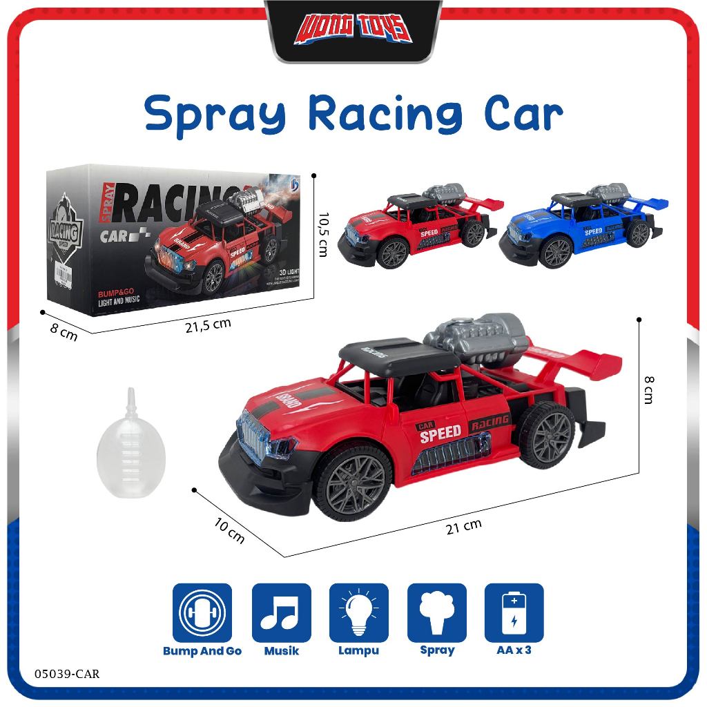 Jual Spray Racing Car (05039-CAR) - Mainan Mobilan Racing Balap Bump ...