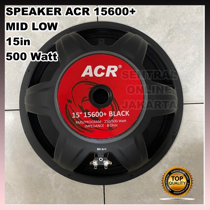 Jual SPEAKER WOOFER ACR 15600+ 15inch SPEAKER ACR 15600 PLUS 15
