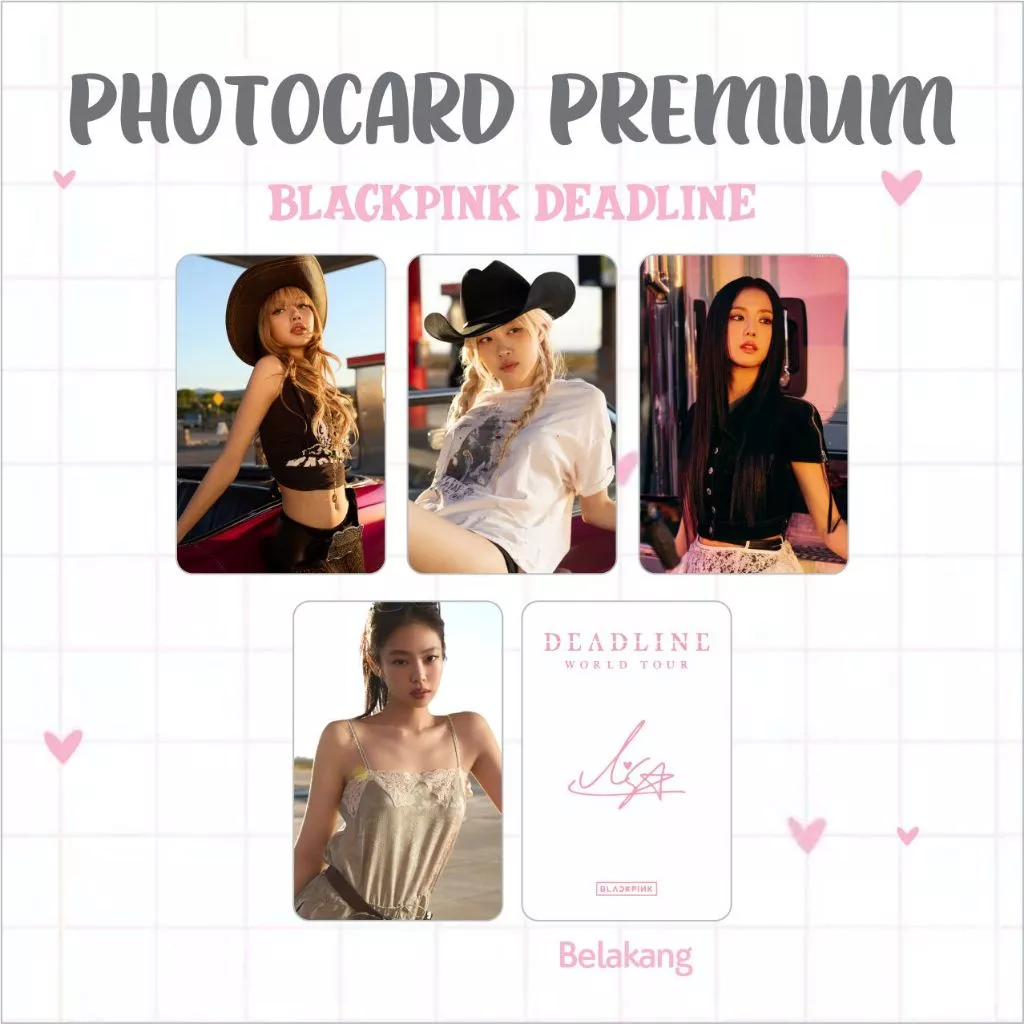 Photocard PC Premium Blackpink The Game dan The Girls