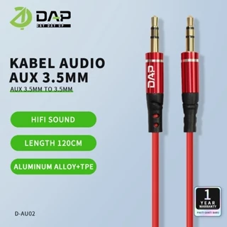 DAP D-AU02 Audio Aux Jack 3.5mm to Jack 3.5mm Lenght 120cm - Garansi 1 Tahun