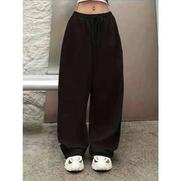 Celana Panjang Highwaist Loose Pants Kulot Panjang Pria Wanita Style Korea
