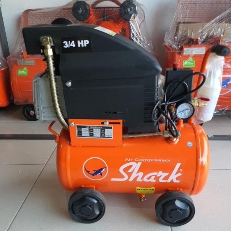 Jual Kompresor Angin Listrik Shark/ Portable MZ0725 3/4Hp-25L | Shopee ...