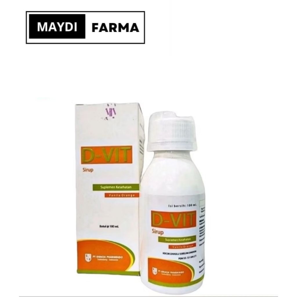 Jual D-VIT Syrup 100 ml - Memenuhi Kebutuhan Vitamin D3 | Shopee Indonesia