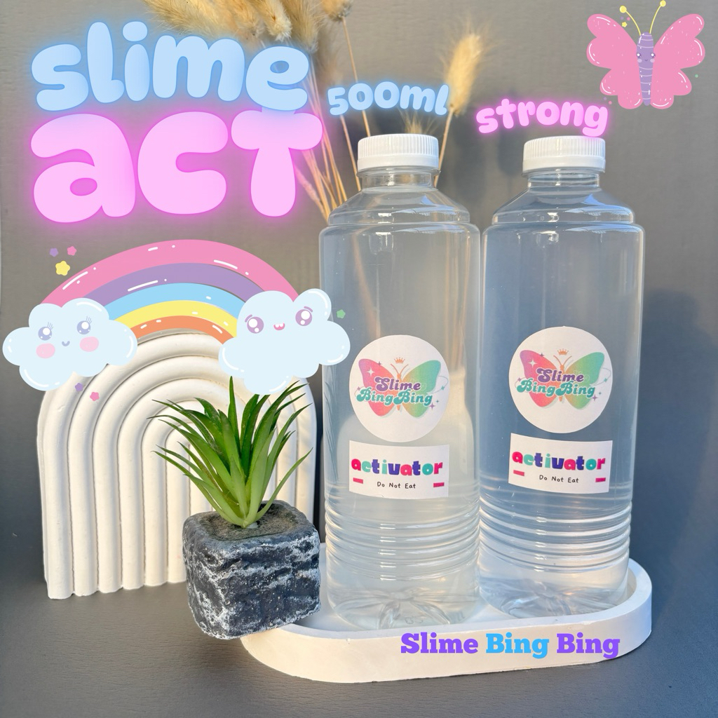 Jual Slime Activator Strong 500ml Pengental Slime Ready Stock Slime ...