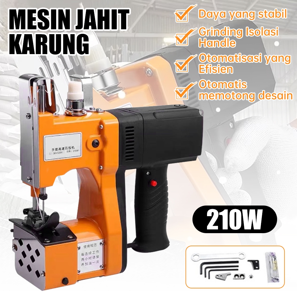 Jual Mesin Jahit Karung GK9-500 210W Mesin Pengumpul Portabel Mesin ...