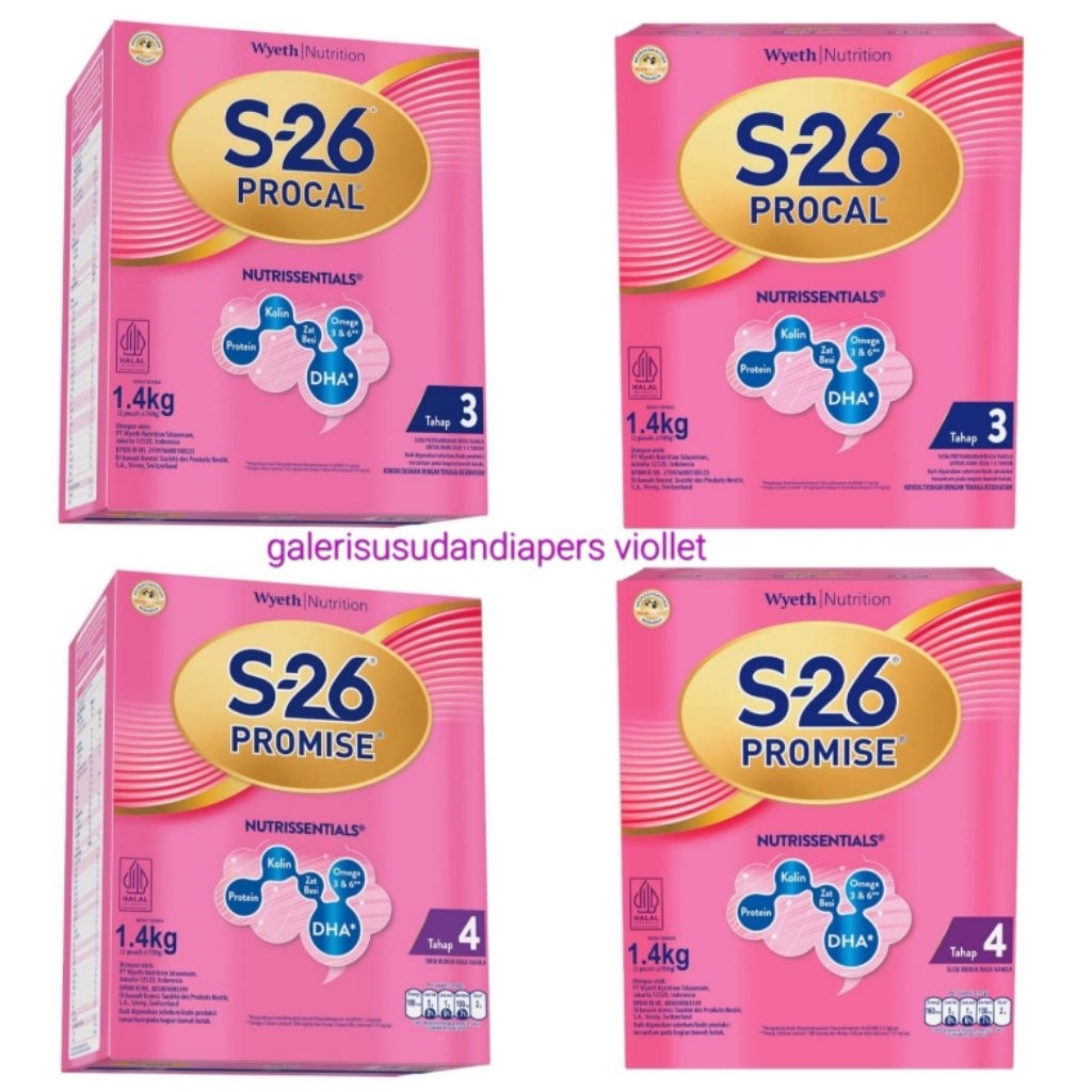 Jual S26 Procal 3/Promise 4 Vanila 1400gr | Shopee Indonesia