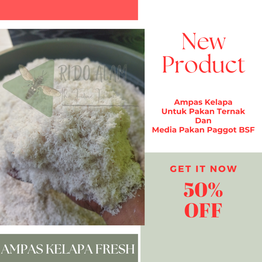 Jual Ampas kelapa Fresh untuk pakan ternak Pakan unggas Media pakan ...