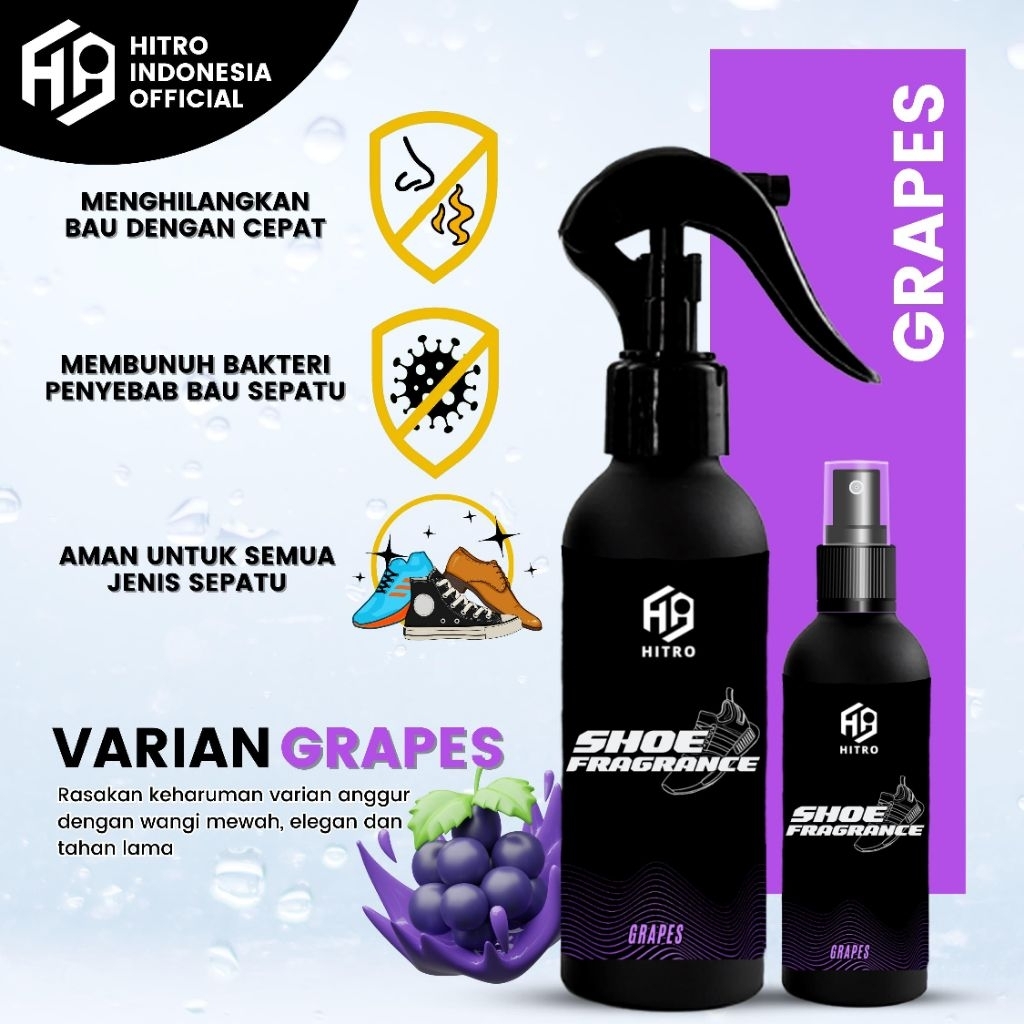 Jual Hitro Parfum Sepatu Anti Bakteri Membunuh Bakteri Bau Sepatu ...