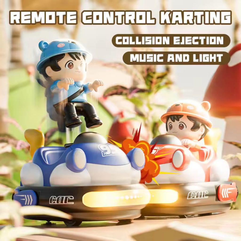 Jual RC 2,4Ghz Mainan Mobil Bumper Ejector Pelontar Lompat Remote ...