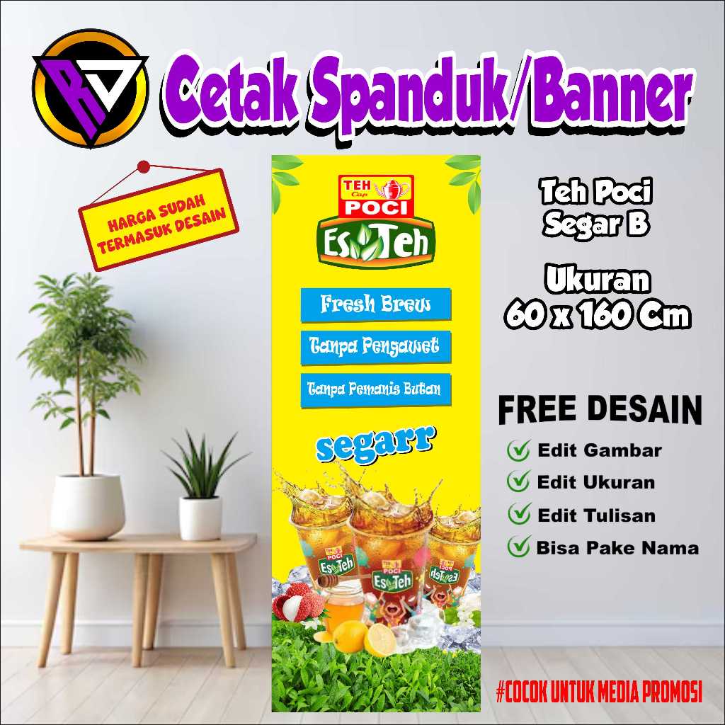 Jual SPANDUK BANNER TH POCI SEGAR B | Shopee Indonesia
