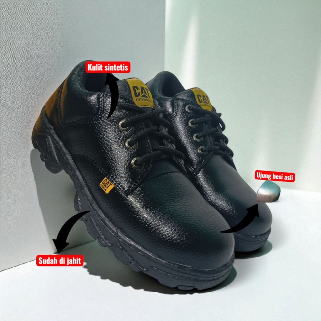 Jual sepatu safety pendek pria/wanita sepatu kerja industry proyek ...