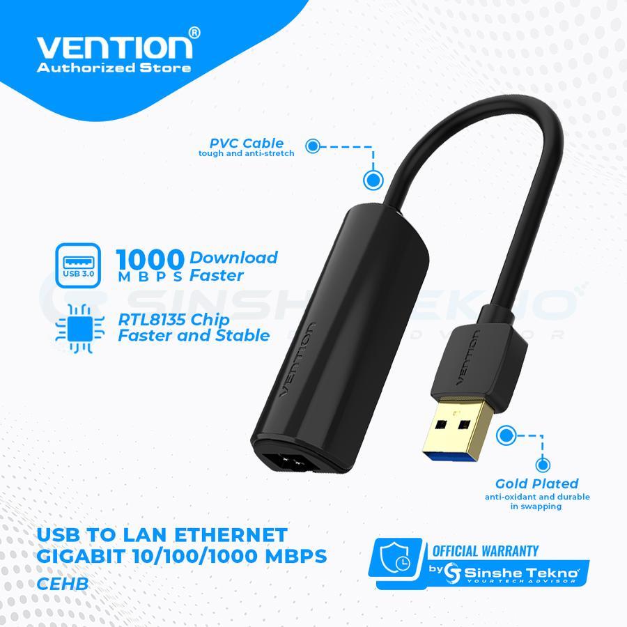 Jual CEG CEH VENTION USB to LAN RJ45 Ethernet Adapter High Speed ...