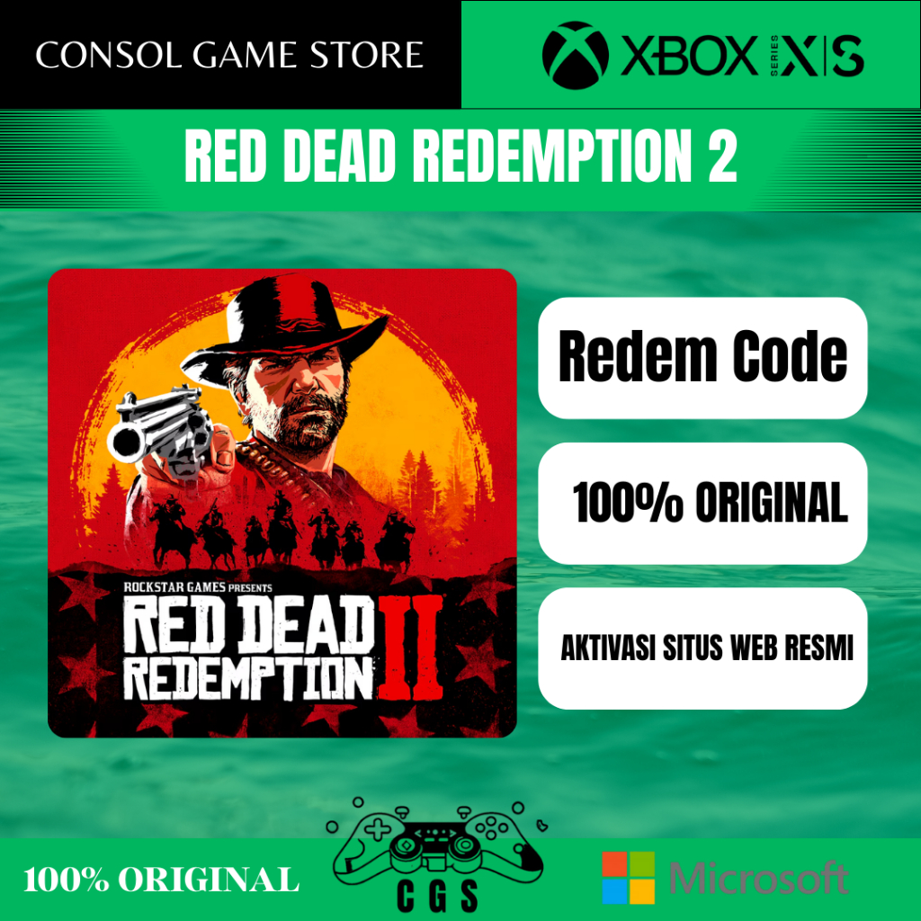 Jual Red Dead Redemption 2 ORIGINAL REDEM CODE FC25 XBOX ONE/XS SERIS ...