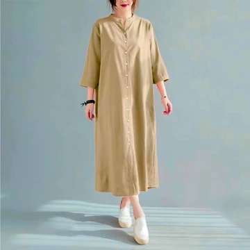 Midi Dress Patria Korean Style Katun