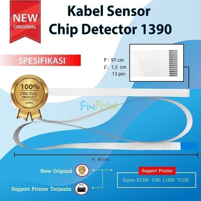 Jual Kabel Head Sensor Carriage Epson L1800 1390 L1300 13Pin | Shopee ...