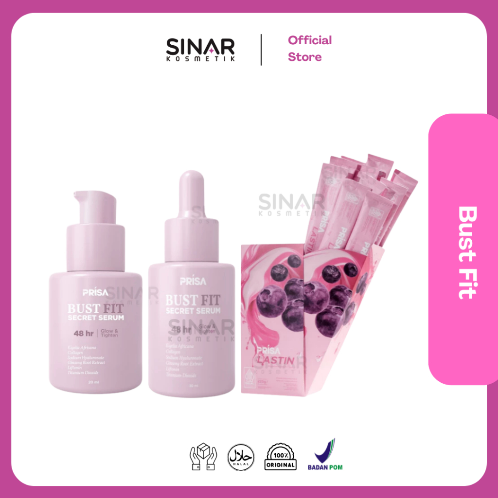 Jual [NEW] PRISA Lastin Powdered Drink - Bust Fit Secret Serum 20ml ...