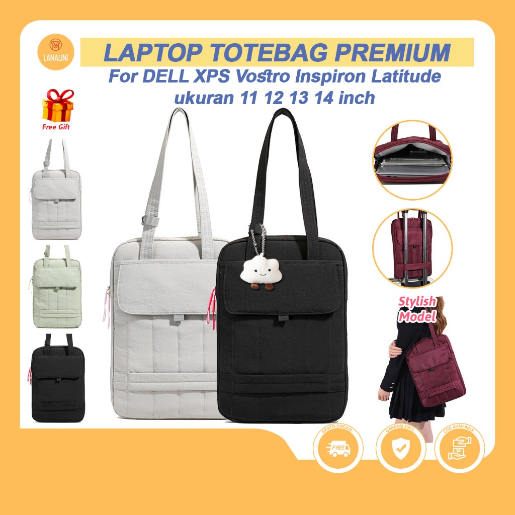 Jual Totebag Tas Laptop Universal Dell XPS Vostro 13 14 15 Inch
