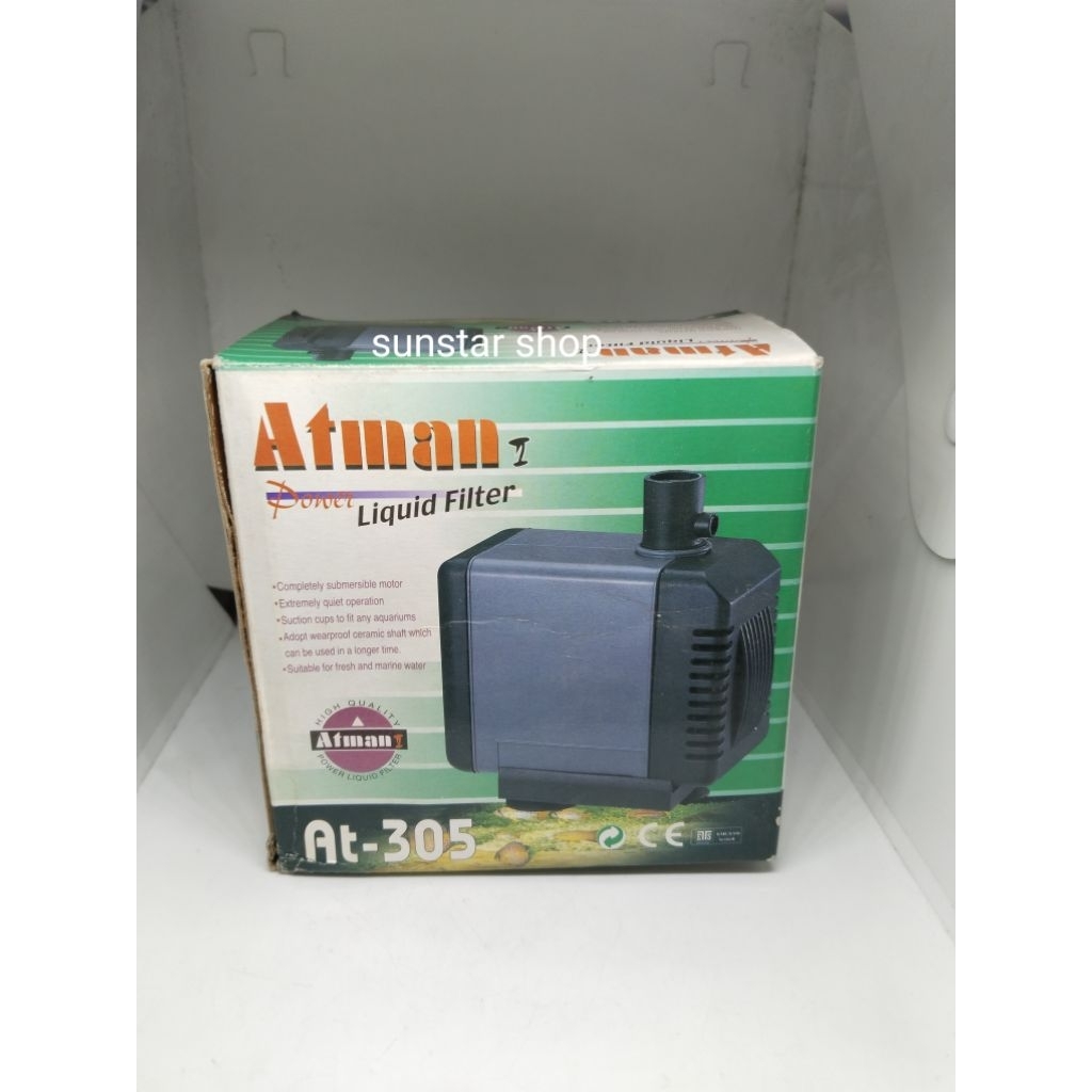 Jual pompa air celup aquarium Atman AT-305 1200L/H | Shopee Indonesia