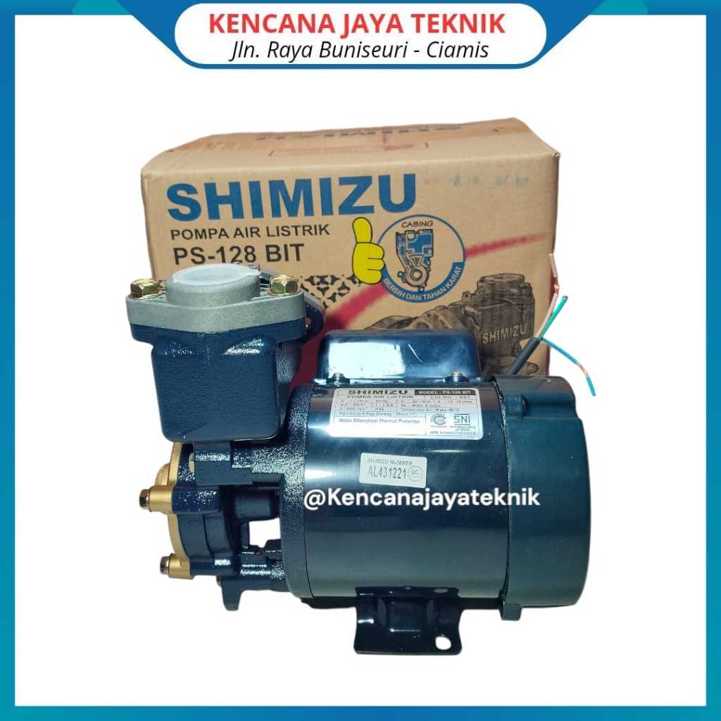 Jual POMPA AIR SHIMIZU ORIGINAL PS-128 BIT 125 WATT / Pompa Air Shimizu ...