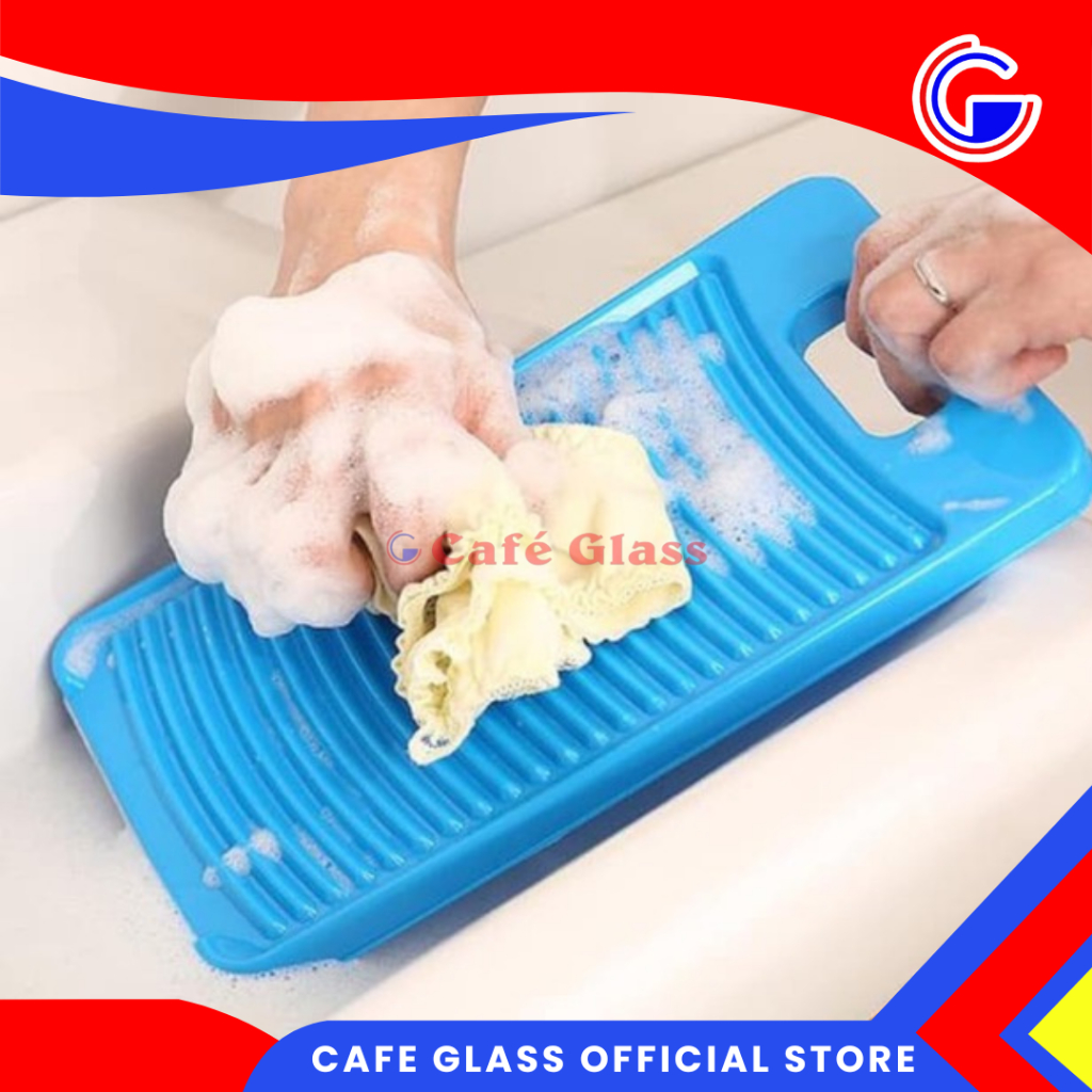 Papan Cuci Erika I Papan Cuci Baju Plastik I Papan Gilesan Plastik Grean Leaf I Gl-5520