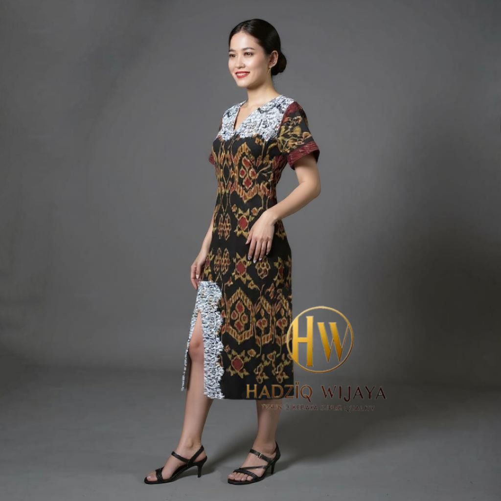 Jual GAUN TENUN PANJANG TENUN MIK BROKAT RENDA PUTIH | Shopee Indonesia
