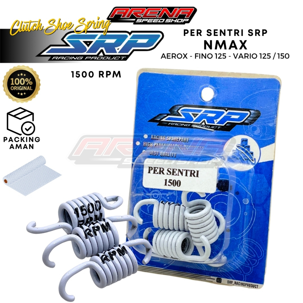 Jual SRP Clutch Shoe Spring 1500RPM NMAX - Per Sentri 1500 RPM Per ...