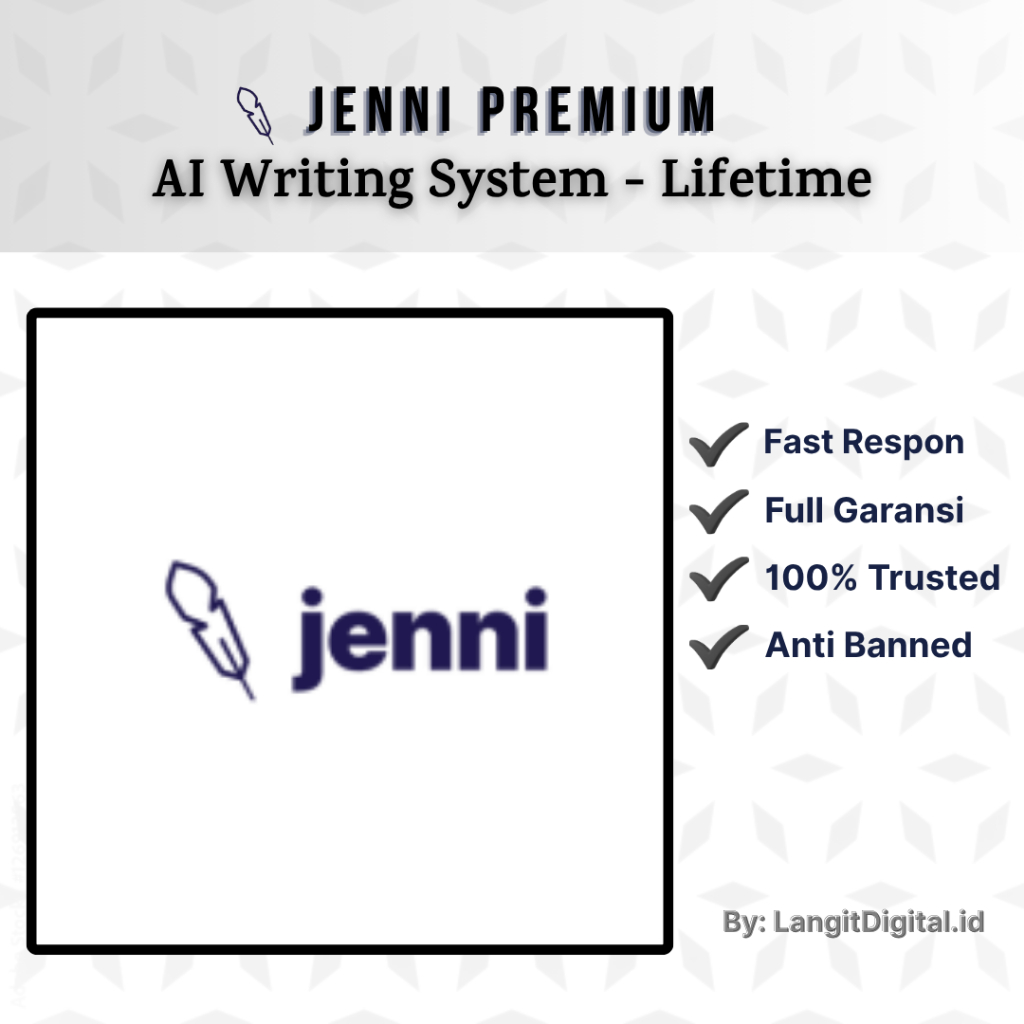 Jenni AI Lifetime | AI Writing System | FULL GARANSI