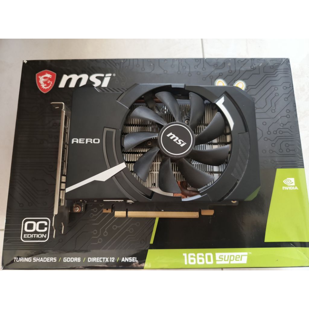 MSI GeForce GTX 1660 SUPER AERO ITX OC 中古品〕 GeForce GTX 1660